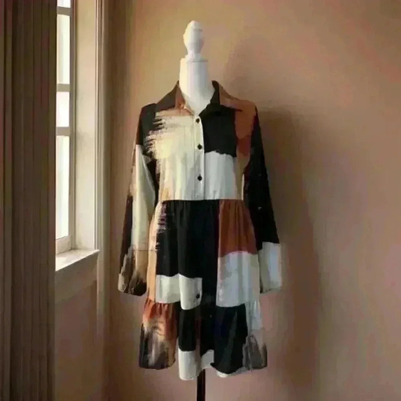 Color Block Dress - Picture 2 of 2